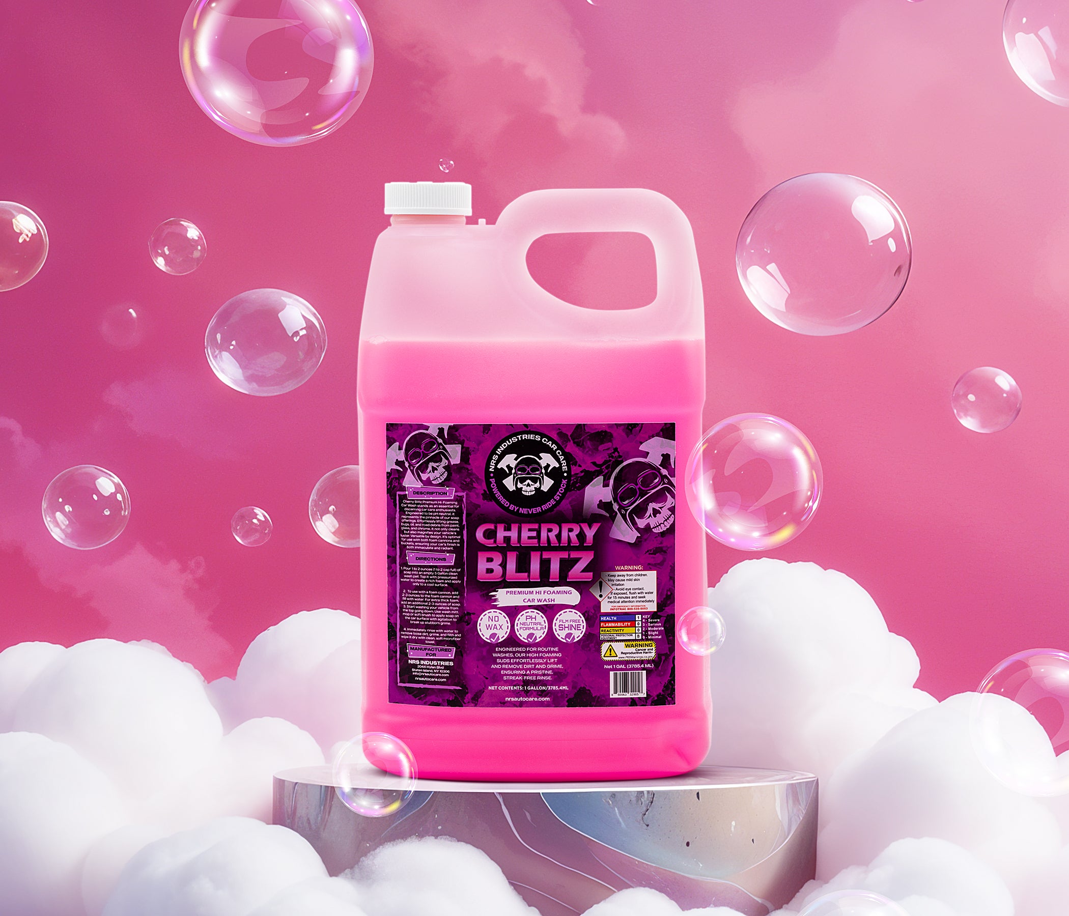 Cherry Blitz Premium Foaming Car Wash Gallon – NRS Auto Care